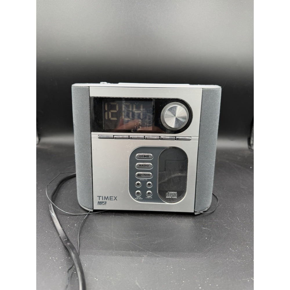Timex Stereo CD Clock Radio ⏰📻🎶 Nature Sounds Model T617S